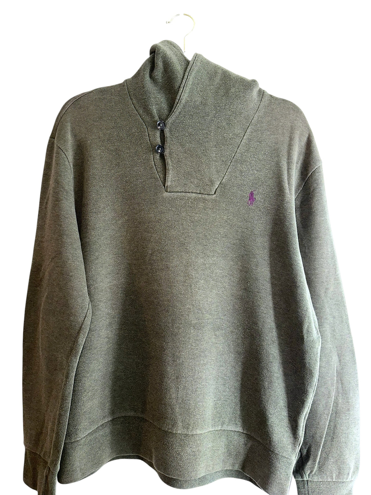 SUÉTER POLO RALPH LAUREN TALLA “M” CUELLO SHAWL