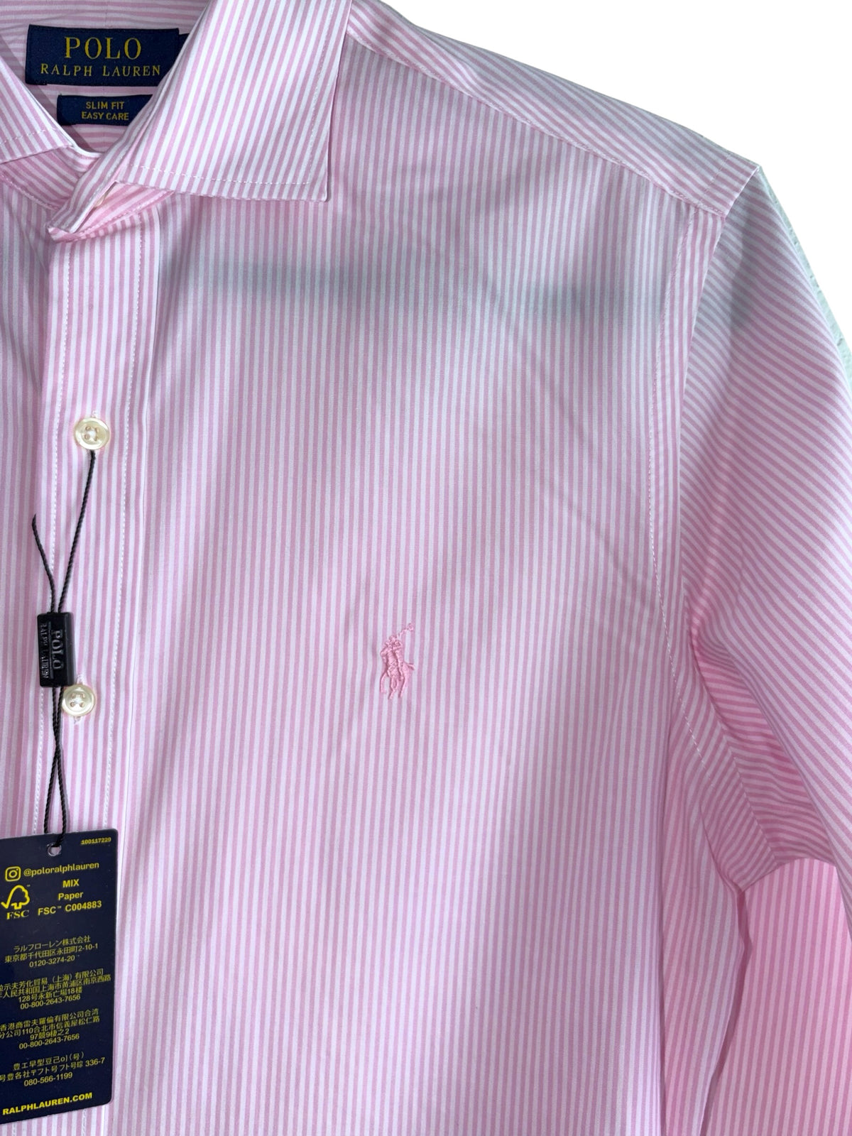 CAMISA POLO RALPH LAUREN TALLA “M” SLIM FIT 15-1/2-32/33