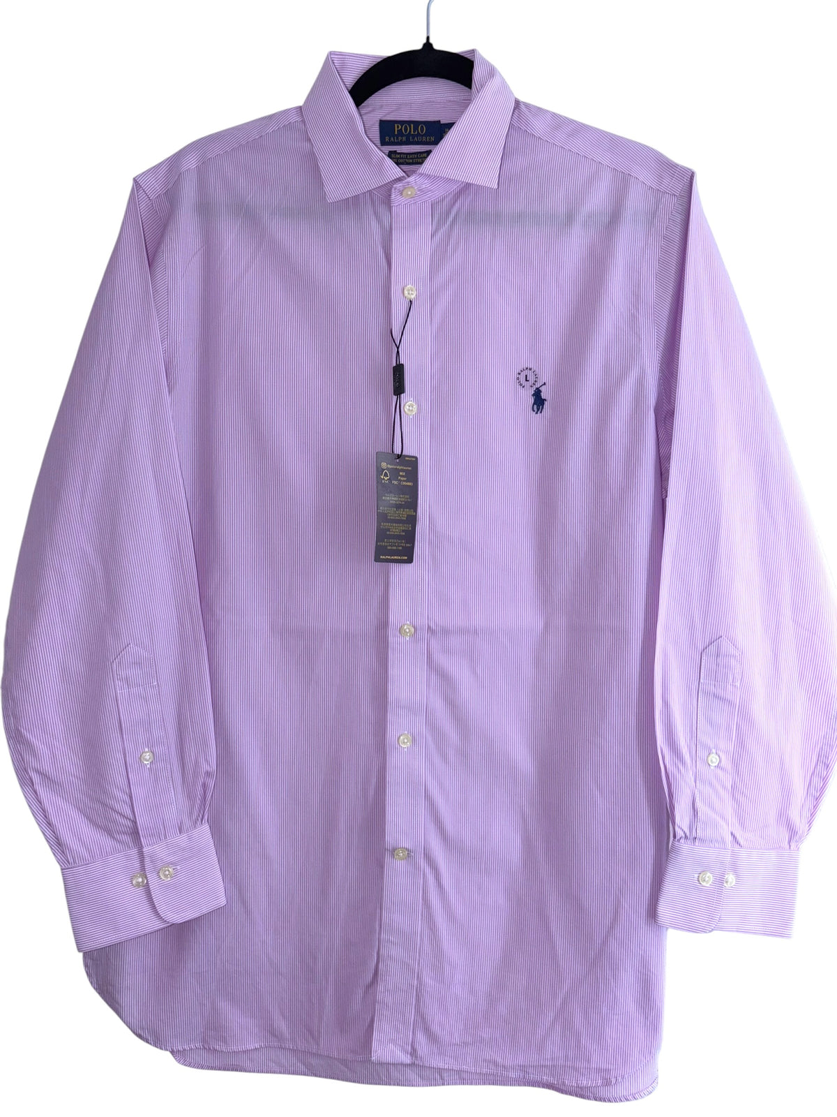 CAMISA POLO RALPH LAUREN TALLA “L” SLIM FIT STRETCH 16-32/33