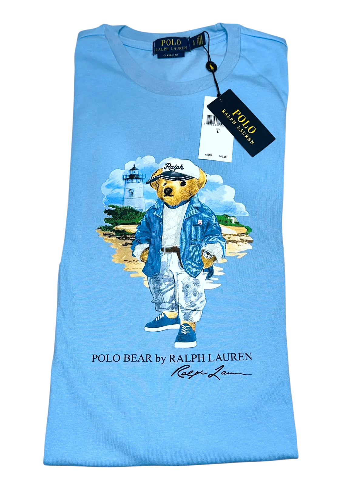 PLAYERA POLO BEAR TALLA “L” CLASSIC FIT