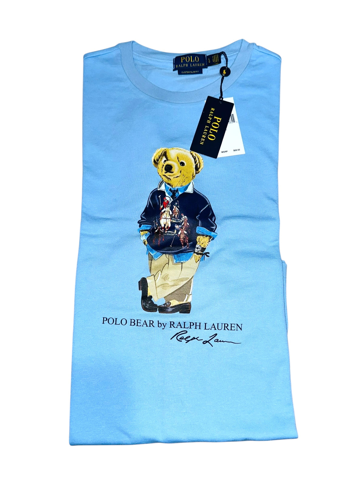 PLAYERA POLO BEAR TALLA “L” CUSTOM SLIM FIT