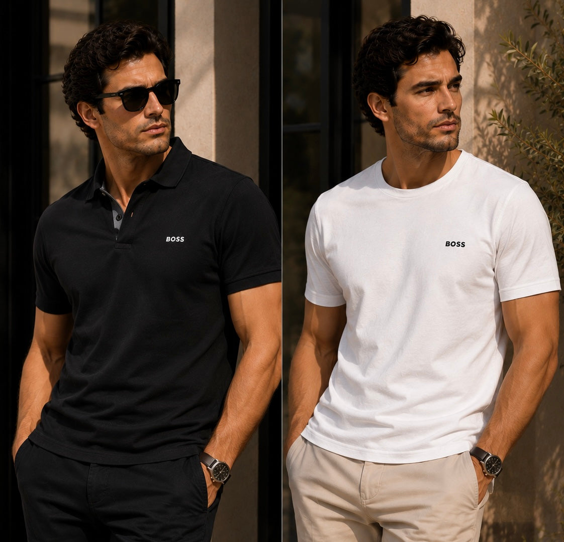 PLAYERAS — POLO Y CUELLO REDONDO BOSS