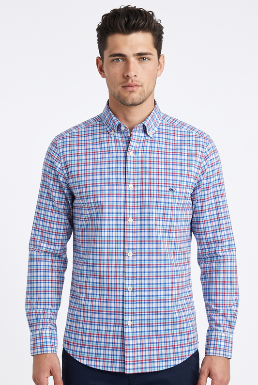 CAMISA VINEYARD VINES TALLA “M” CLASSIC FIT TUCKER SHIRT PERFORMANCE