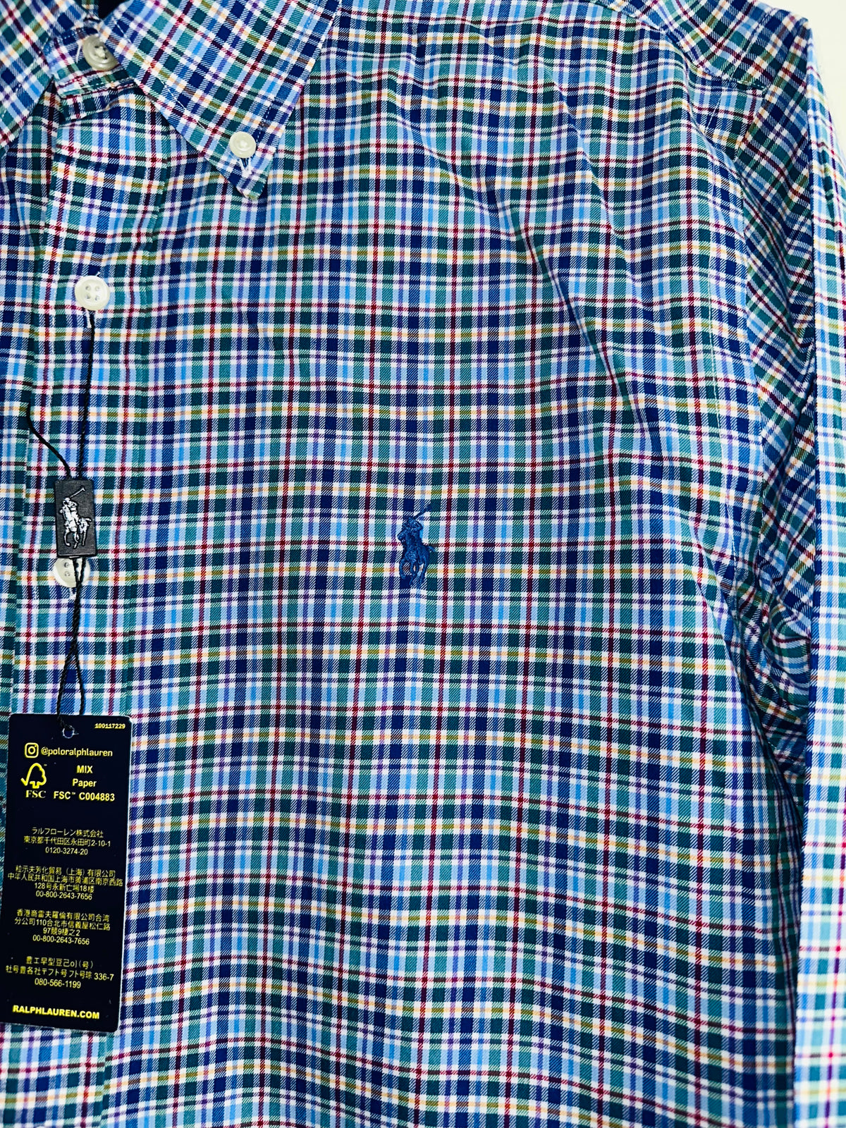 CAMISA POLO RALPH LAUREN TALLA “L” SLIM FIT