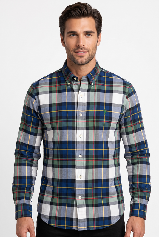 CAMISA POLO RALPH LAUREN TALLA “M” CLASSIC FIT PERFORMANCE FLANNEL