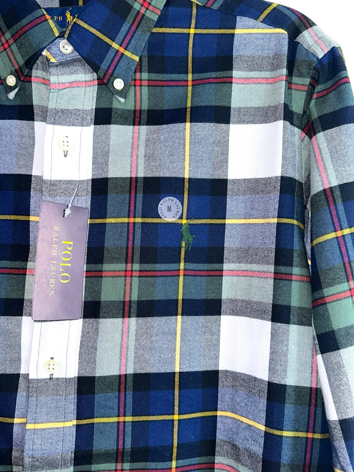 CAMISA POLO RALPH LAUREN TALLA “M” CLASSIC FIT PERFORMANCE FLANNEL
