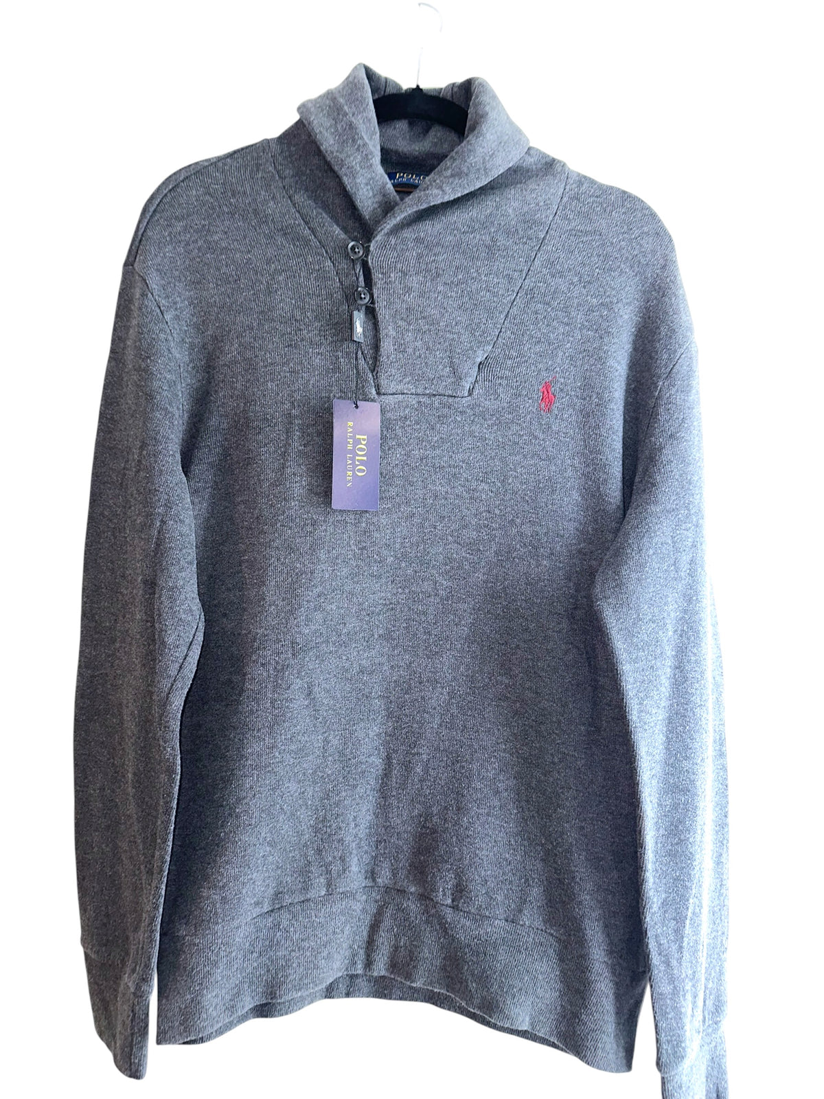 SUÉTER POLO RALPH LAUREN TALLA “M” CUELLO SHAW