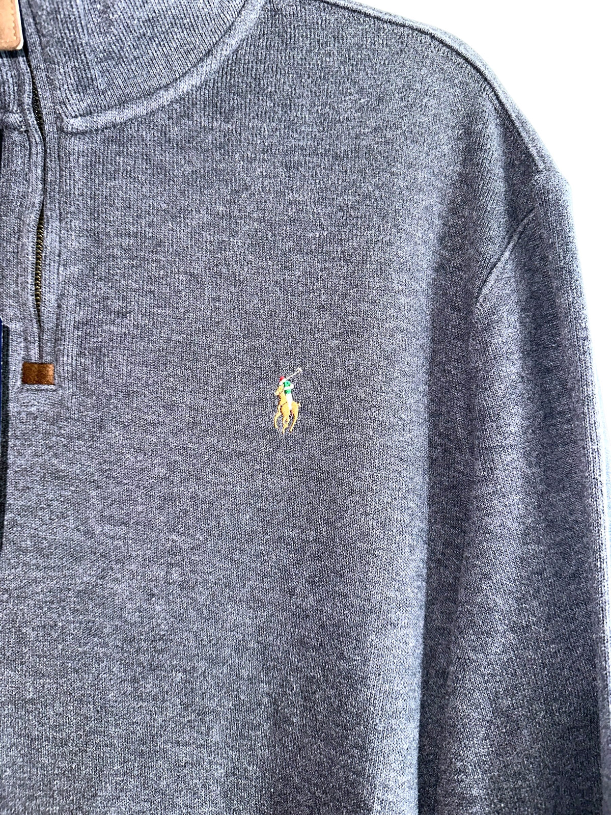 SUÉTER POLO RALPH LAUREN TALLA “L” 1/4 ZIP