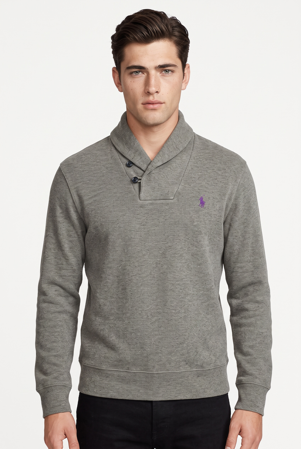 SUÉTER POLO RALPH LAUREN TALLA “M” CUELLO SHAWL