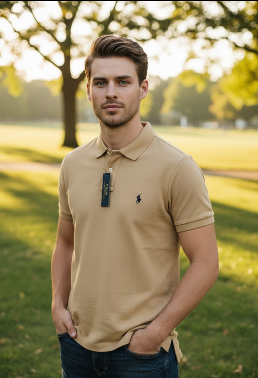 PLAYERA TIPO POLO RALPH LAUREN TALLA “L” CUSTOM SLIM FIT