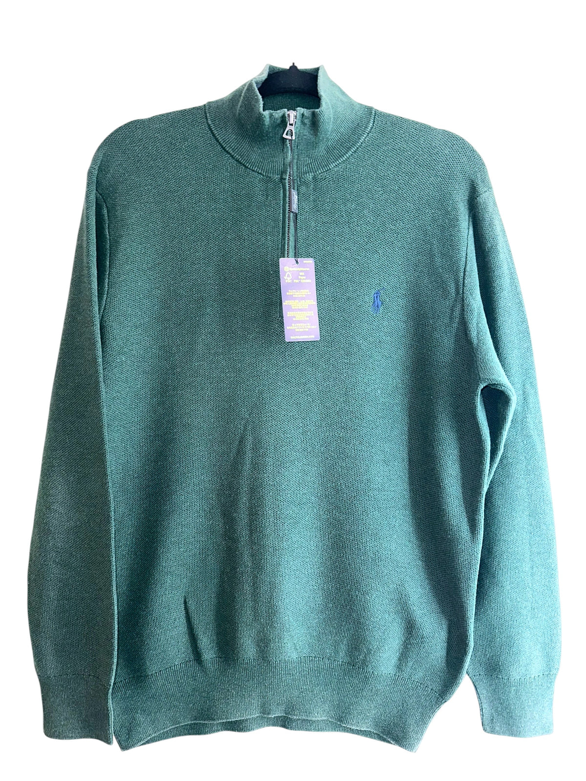 SUÉTER POLO RALPH LAUREN TALLA “M” 1/4 ZIP