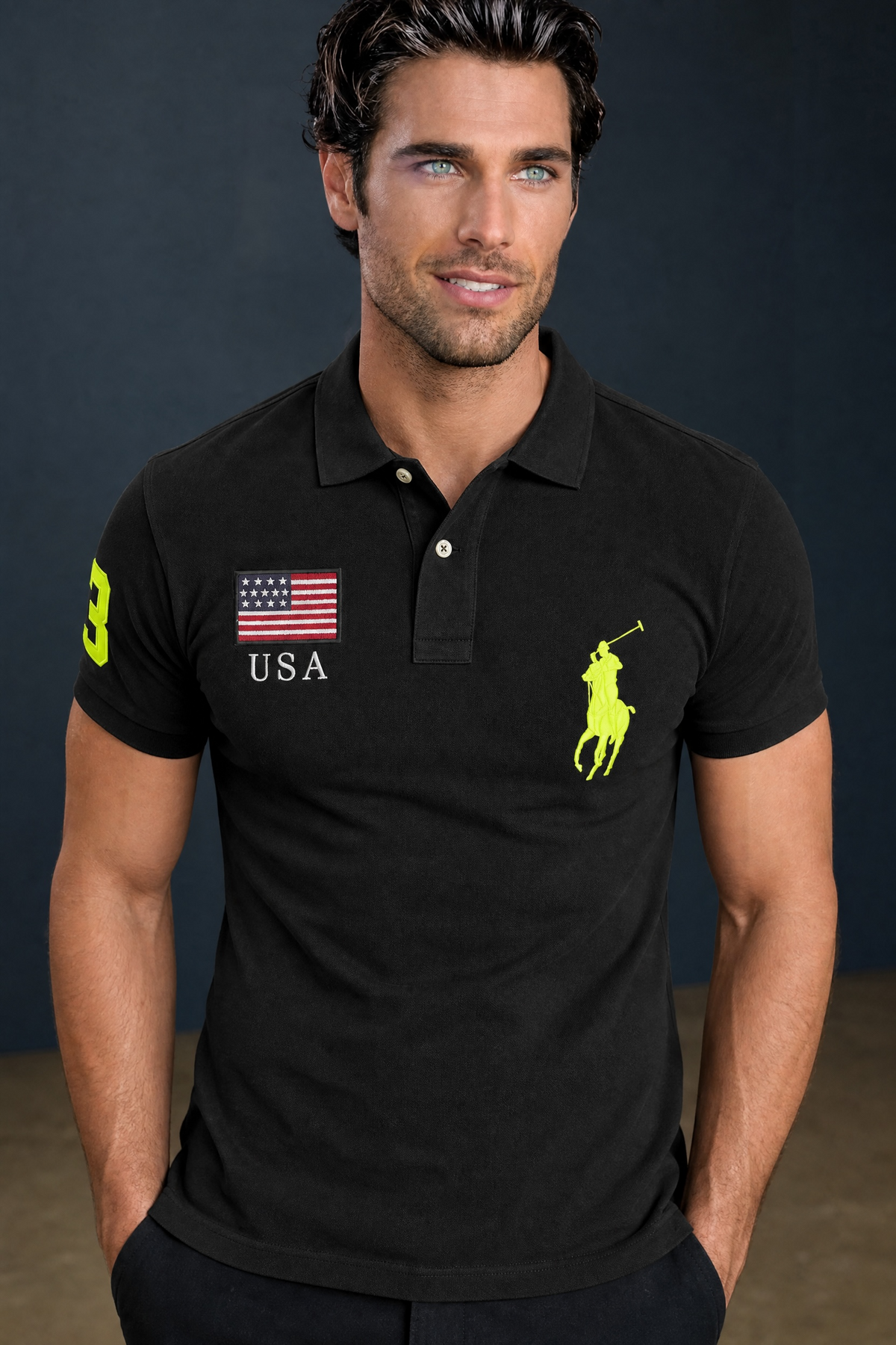 PLAYERA POLO RALPH LAUREN TALLA “L” CUSTOM FIT