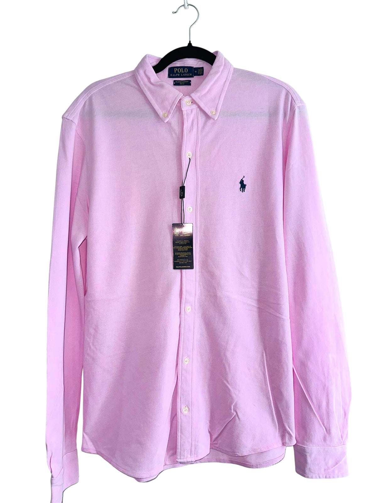 CAMISA POLO RALPH LAUREN TALLA “M” FEATHERWEIGHT MESH (SLIM FIT)