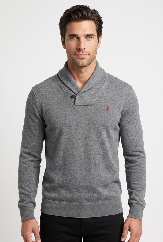 SUÉTER POLO RALPH LAUREN TALLA “M” CUELLO SHAW